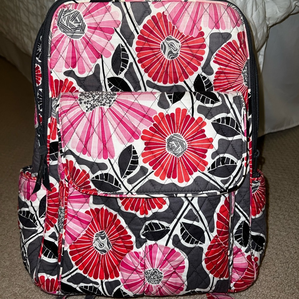 vera bradley cherry blossom backpack
